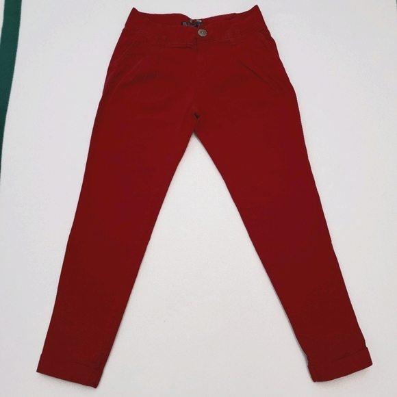 Zara TRF Red Pants - Picture 2 of 6